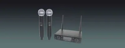 Lucky Tone 2-Channel UHF Wireless Microphones, product photo 1 of 7