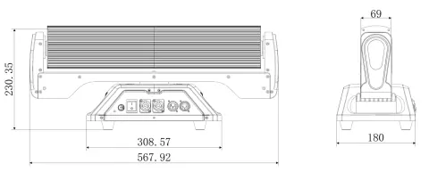 Color Imagination MAGICBLADE 715FP, technical drawing 5 of 5