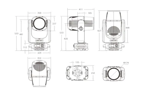 LIGHT SKY DOLPHIN SMART, technical drawing 7 of 10