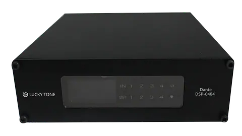 Lucky Tone Dante 4 In 4 Out Transmitter with DSP, product photo 3 of 6