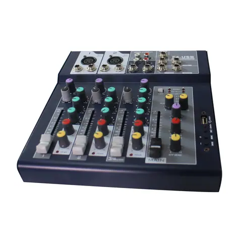 Lucky Tone F Series 4 Channels Audio Mixer, product photo 2 of 5