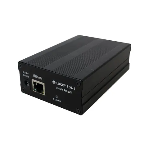 Lucky Tone Dante 2-in 2-out Audio Transmitter, product photo 2 of 5