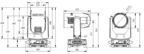 LIGHT SKY LUNAR BEAM, technical drawing 6 of 14