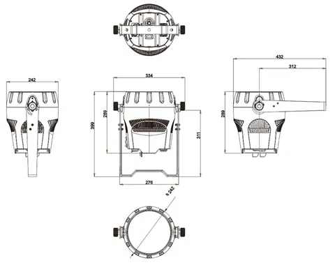 LIGHT SKY PL1215II, technical drawing 5 of 10