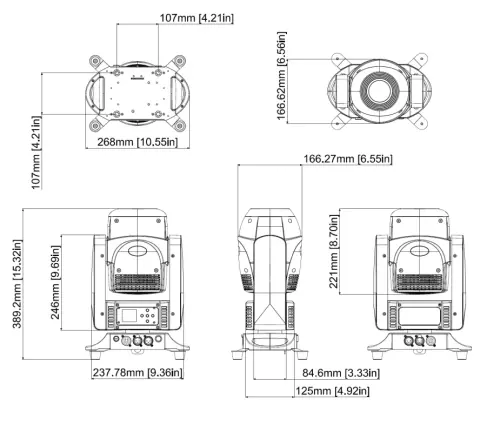 Color Imagination GRAND 150L, technical drawing 6 of 7