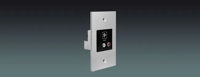 Lucky Tone US Standard Dante Bluetooth & Aux Wall Panel, product photo 1 of 6