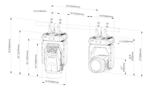 ACME PHOTON HYBRID 500, technical drawing 9 of 14