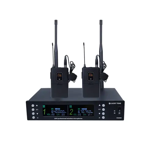 Lucky Tone UHF Dual Channel Wireless Microphone, product photo 7 of 7