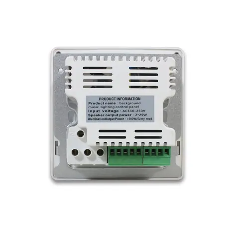 Lucky Tone 2-CH Bluetooth Wall Amplifier with Lighting Controls, product photo 6 of 8