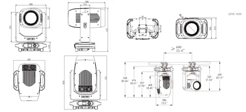 LIGHT SKY SUPER SCOPE AQUA, technical drawing 8 of 10