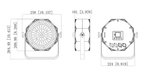 Color Imagination SMARTPAR 2462, technical drawing 5 of 5