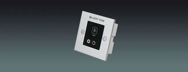 Lucky Tone Dante Bluetooth & Aux Wall Panel, product photo 1 of 6