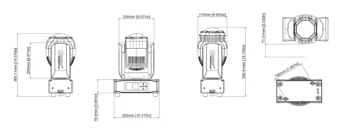 Color Imagination MAGICDOT 140, technical drawing 5 of 5