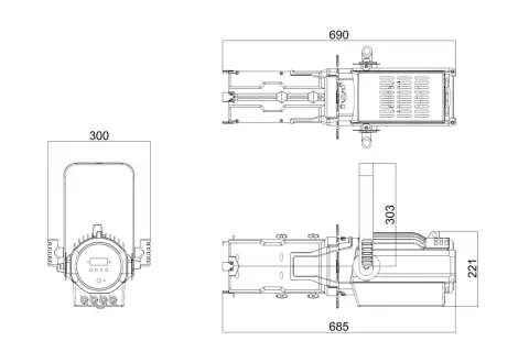 Color Imagination PROFILE 200MC, technical drawing 5 of 5