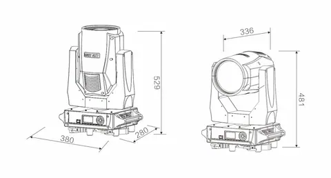 LIGHT SKY SCOPE BEAM, technical drawing 7 of 14