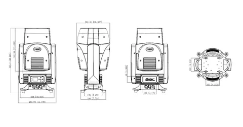 Color Imagination MASTER 310, technical drawing 5 of 6