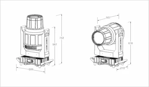 LIGHT SKY SHARK LASER (Economic), technical drawing 3 of 6