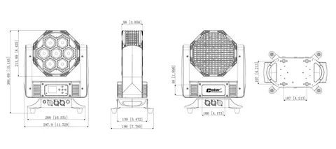 Color Imagination SMARTWASH 712E, technical drawing 5 of 5