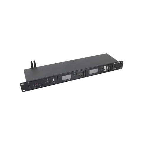 Lucky Tone 1U 19 inch rack Mount deck for Up to 3 Mplayers, product photo 5 of 7