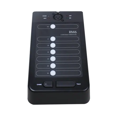 Lucky Tone 6 Zone Paging Microphone for MPRO Series, product photo 5 of 5