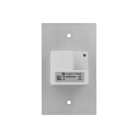 Lucky Tone US Standard Dante Bluetooth & Aux Wall Panel, product photo 5 of 6