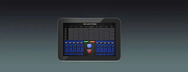 Lucky Tone Dante Wall Control Panel, product photo 1 of 4