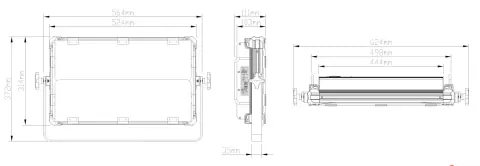 Color Imagination PANEL 1400, technical drawing 5 of 5