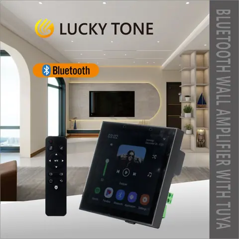 Lucky Tone 2 & 4-CH Bluetooth Wall Amplifier with Tuya, product photo 2 of 8