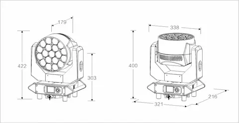 LIGHT SKY TX1920-HC, technical drawing 5 of 6