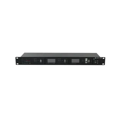 Lucky Tone 1U 19 inch rack Mount deck for Up to 3 Mplayers, product photo 7 of 7