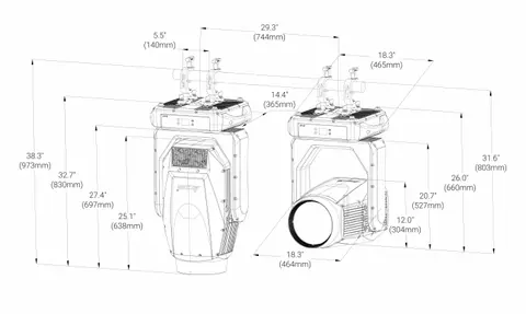 ACME AECO 30 IP, technical drawing 7 of 14