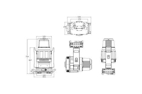 LIGHT SKY SHARK400BSW, technical drawing 5 of 13
