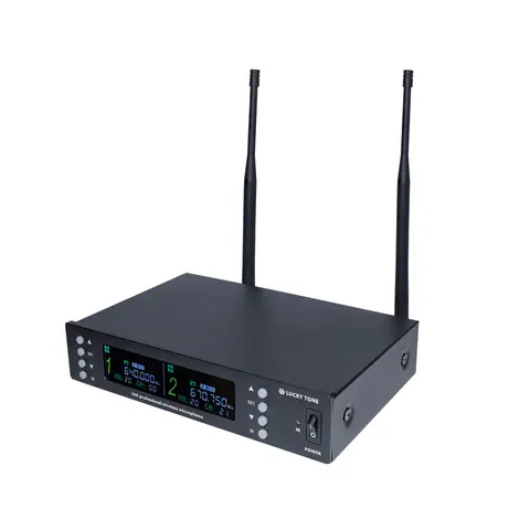 Lucky Tone UHF Dual Channel Wireless Microphone, product photo 3 of 7