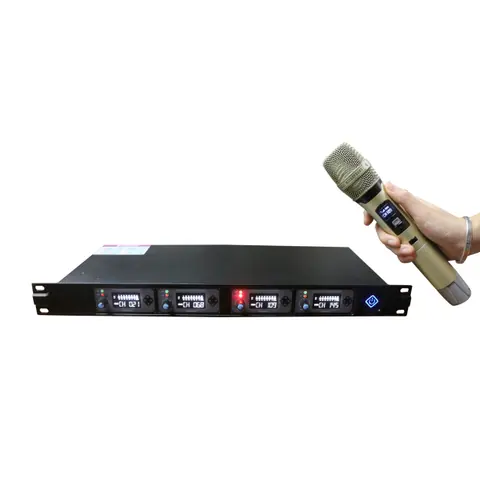 Lucky Tone 4-Channel Handheld Karaoke Microphone, product photo 5 of 6
