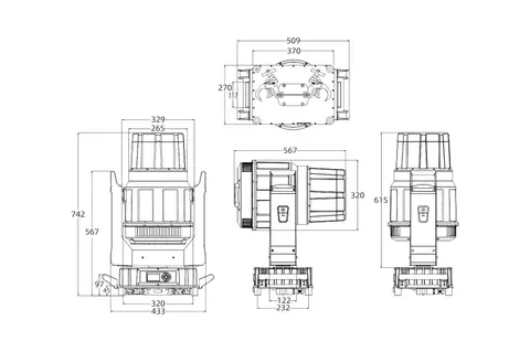 LIGHT SKY SHARK450, technical drawing 3 of 11