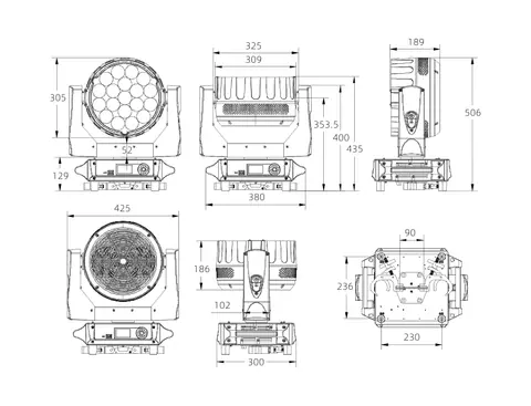LIGHT SKY TX1940 ZOOM, technical drawing 7 of 14