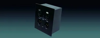 Lucky Tone Dante XLR Combo Wall Panel, product photo 1 of 6