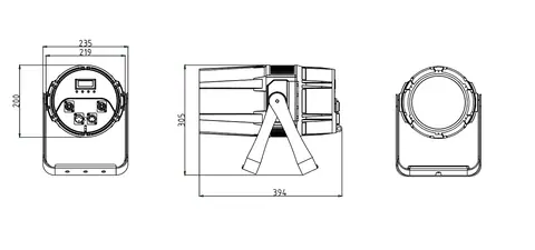Color Imagination PARZOOM 300IP, technical drawing 5 of 5