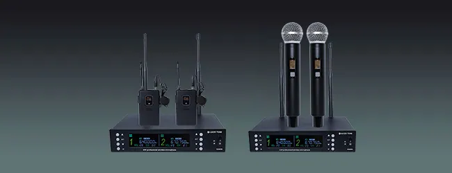 Lucky Tone UHF Dual Channel Wireless Microphone, product photo 1 of 7