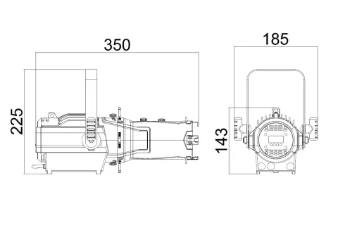 Color Imagination MINIPROFILE 100MZ-D, technical drawing 5 of 5