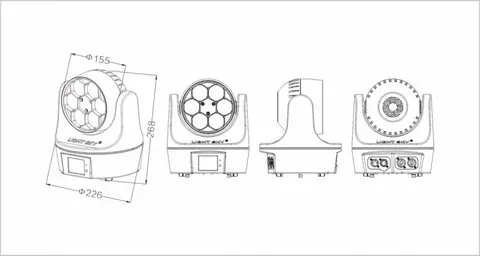 LIGHT SKY TX0610 BEAM, technical drawing 5 of 7