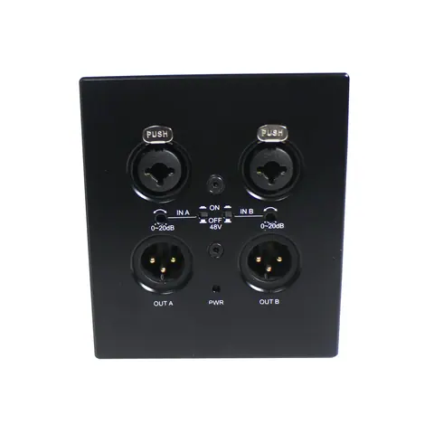 Lucky Tone Dante XLR Combo Wall Panel, product photo 6 of 6