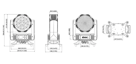 Color Imagination SMARTFACE 1910S, technical drawing 5 of 5