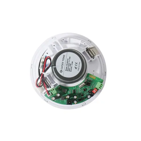 Lucky Tone Rimless Bluetooth Ceiling Speaker with Colorful Poly Woofer, product photo 3 of 8