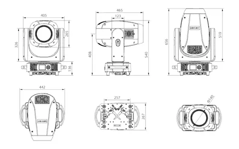 LIGHT SKY SUPER SCOPE II, technical drawing 7 of 14