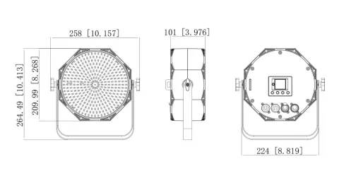Color Imagination SMARTPAR 3245, technical drawing 5 of 5