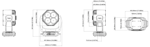 Color Imagination MAGICEYE 4155HP, technical drawing 6 of 6
