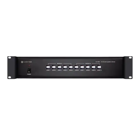 Lucky Tone 2*5 10 Zone Speaker Selector, product photo 2 of 3
