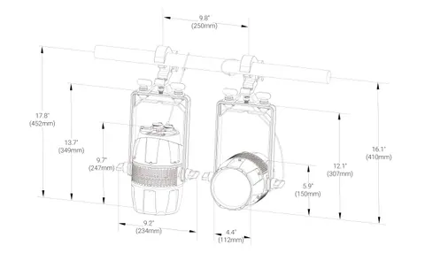 ACME ULTRA PAR IP, technical drawing 7 of 7
