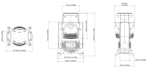 Color Imagination MASTER 100LI, technical drawing 6 of 7